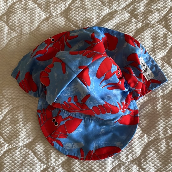The Original Flap Happy Hat, Size Small, Blue/Red/Black - Picture 9 of 10